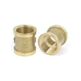 thumbnail image 2 of Conector de acoplamiento recto de rosca hembra de latón de 1/2 BSP, accesorios de tubería, 5 piezas, 2 of 2
