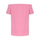 thumbnail image 5 of Top de manga larga,Blusa con hombros descubiertos, manga corta, plisada, tejido de poliéster suave, camisa informal de verano para mujer, sopatenor, 5 of 8