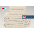 thumbnail image 3 of Juego de Sábanas Polares King Size We2 Dream - Aislamiento Térmico de Alta Densidad para Climas Fríos y Dormitorios con Aire Acondicionado - Textura Soft Extra Cálida - Color Hueso, 3 of 10