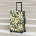 thumbnail image 6 of Disketp Lilies Flowers Elastic Travel Luggage Cover Travel Suitcase Protective Cover For Trunk Case Apply To 18''-32'' Suitcase Cover-X-Large, 6 of 7