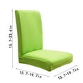 thumbnail image 3 of Kyusrd Solid Color Brushed High Elastic Chair Cover Soft And Comfortable Chair Seat Cover -proof And- Chair Slipcover Suitable For Dining Chair, 3 of 3
