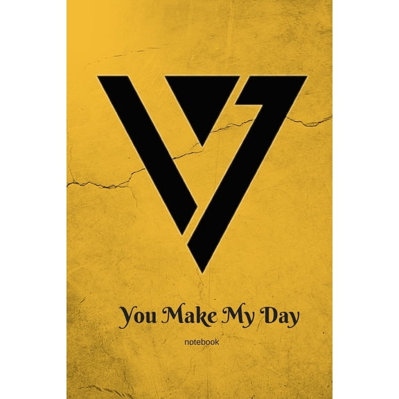 You Make My Day Notebook for Seventeen Kpop Fans: College Ruled School Journal for Boys and Girls (Paperback)