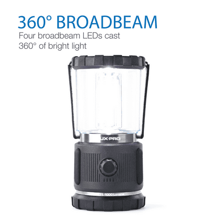 LUXPRO LP371 Rugged 4D 1000 Lumen LED Lantern