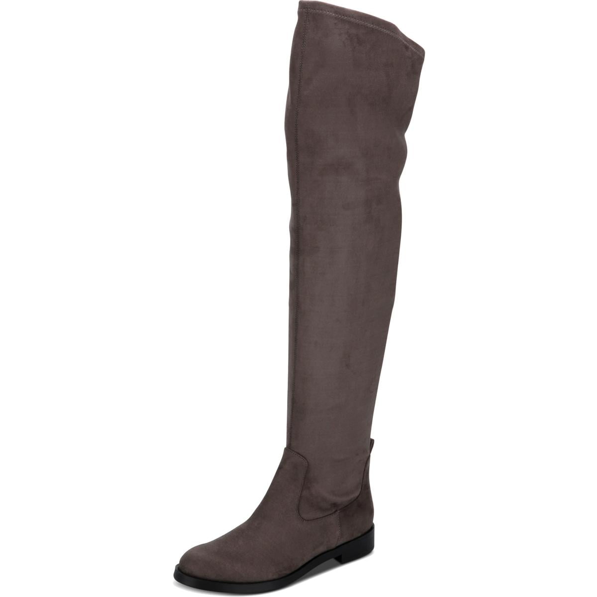 Kenneth Cole Reaction Womens Wind y Faux Suede Tall Over The Knee