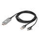 thumbnail image 2 of Cable HDMI HD 3 en 1 Línea de proyección de pantalla de teléfono móvil para IOS / Android / Tipo-C, 2 of 14