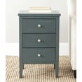 thumbnail image 2 of SAFAVIEH Deniz Classic End Table with 3 Storage Drawers, Steel Teal, 2 of 5