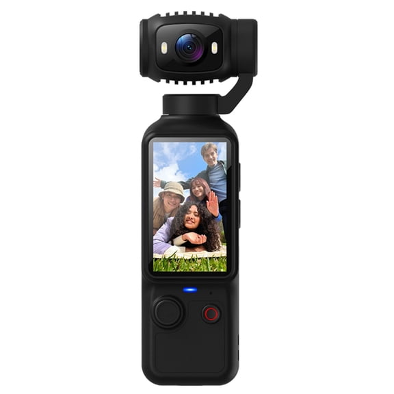 ZHICGCP DJ01 Rotating Lens 4K 100 MP Action Video Camera with 32G SD Card, Black