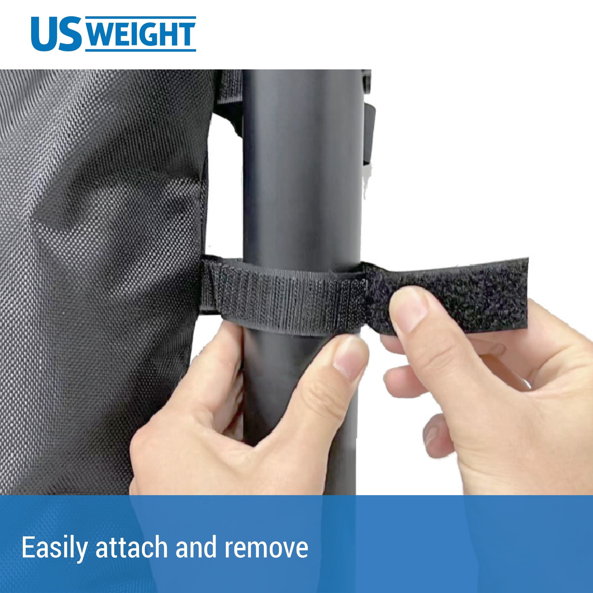 US Weight 100lbs Black Weight Bag Outdoor Canopy Weights (4 Pack)