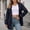 Blue, variant on DuoJiaJ Women Sweaters Cardigan Open Front Long Sleeve Ribbed Knit Jackets Fall Fashion Cozy Sweater Blue L