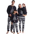 thumbnail image 1 of Pijamas navideños para la familia, conjuntos de pijamas navideños familiares a juego, top con estampado de árbol de Navidad, conjuntos de pijamas navideños festivos, 1 of 8