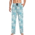 thumbnail image 4 of FREEAMG Dragonfly Pattern Pajama Pants for Men, Men's Separate Bottoms, Comfortable Sleep Lounge Pj Pants, 4 of 7
