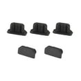 thumbnail image 1 of Tapones de silicona anti-polvo Micro USB de Unique Bargains, color negro, 5 piezas, 1 of 3