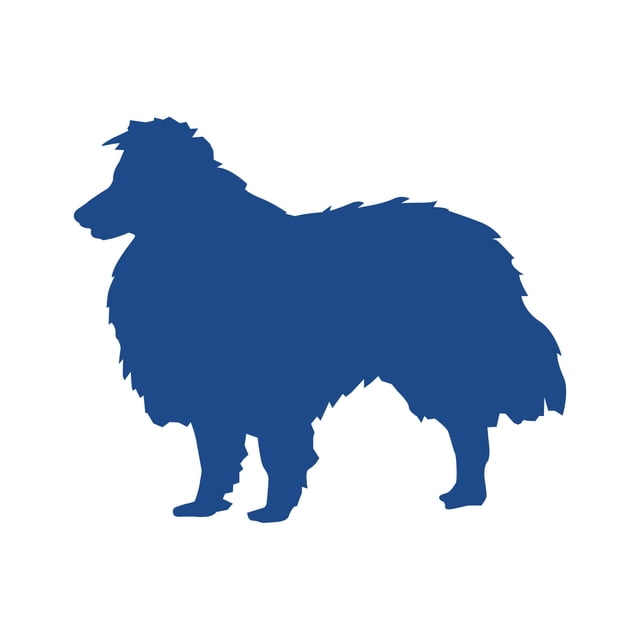 RDW Papillon Dog Sticker Decal - Teal Mobile Phone Pet Sticker With Bonus Patriotic Metallic Decal