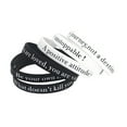 thumbnail image 4 of 18PCS Inspirational Rubber Bracelets, Encouragement Silicone Wristbands Motivational Gifts for Women Men Teen Friends, 4 of 5