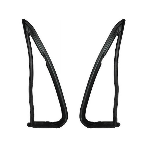 Vent Window Weatherstrip 2 Piece Set - Compatible with 1987 - 1991 GMC V2500 Suburban 1988 1989 1990