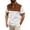 White, variant on Men's Two-Tone Half-Zip Stand-Up Collar Pocket T Shirts Casual Tee, S-3XL