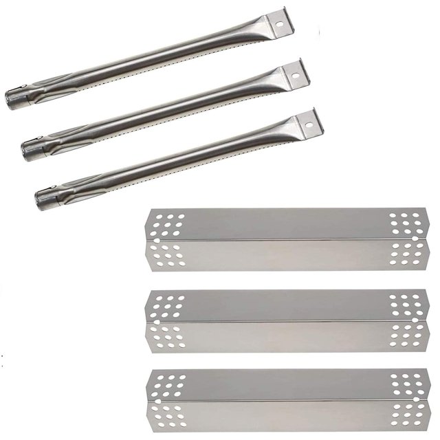 Grill Master Replacement Parts for 720-0737, 720-0769 Models - Heat Plate, Burner Shield & Flame Deflectors