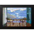 thumbnail image 2 of Borelli, Guido 24x17 Black Modern Framed Museum Art Print Titled - Aperitivo al Tramonto, 2 of 5