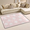 thumbnail image 2 of SKYSONIC Lightweight Soft Area Rugs Cute Baby Stars Floor Mat for Kids Playing Room Hardwood Floor Living Room Nursery Rugs, 72x48 inch, 2 of 6
