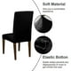 thumbnail image 4 of 4 Pack Removable Washable Short Dining Chair Slipcovers, 4 of 5