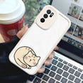 thumbnail image 3 of Elegante y divertida: funda para teléfono plateada mate de doble capa con un divertido diseño gráfico para iPhone 15 Pro Max 14 13 12 Pro 11, 3 of 4