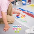 thumbnail image 3 of OULII 10Pack Finger Paints For Kids Assorted Color Plastic Sponge Round Shape Art Creation Graffiti, 3 of 8