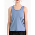 thumbnail image 3 of Women 2-in-1 Bra Tank Tops Removable Pads Hollow Out Racer, 3 of 8