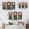 thumbnail image 4 of Designart "Blossoming Cactus Flower Nature's Beauty II" Cactus Framed Wall Art Set Of 3 - Green Traditional Frame Canvas Set For Living Room Decor, 4 of 6
