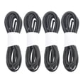 thumbnail image 1 of 4 Rolls of 1m Connecting Ropes Elastic Rubber Bands Spare Ropes Metal Buckle Elastic Cords for Traveler Notebook Accessories (Black), 1 of 4