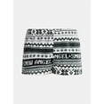 thumbnail image 5 of No Boundaries Pull-On Printed Plush Shorts, 2'' Inseam, Women's, 5 of 5