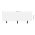 thumbnail image 7 of Wildnix Acrylic Desk Divider Privacy Panel with Smooth Edges, Clamp-on Mount, Translucent Finish for Office Cubicle Privacy and Comfort, 7 of 7