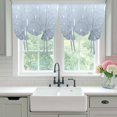 thumbnail image 4 of Ombre Balloon Curtains for Living Room/French Door, Farmhouse Stripes Modern Abstract Art Tie Up Curtains 63 Inch Length Energy Saving Kitchen Curtains Shades for Windows 42"x63", 4 of 8