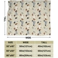 thumbnail image 3 of Dachshunds Dog Flannel Fleece Bed Blanket Throw Blanket Lightweight Cozy Plush Blanket for Bedroom Living Rooms Sofa Couch 60"x50", 3 of 5