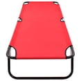 thumbnail image 5 of vidaXL Patio Lounge Chair Folding Sunlounger Outdoor Sunbed for Poolside Steel, 5 of 8