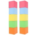 thumbnail image 1 of LEEYNEER 10pcs Colorful Foam Cube Building Blocks 3d Foam Geometric Cubes For Kids Sponge Cube Geometry Tools For Learning And, 1 of 8