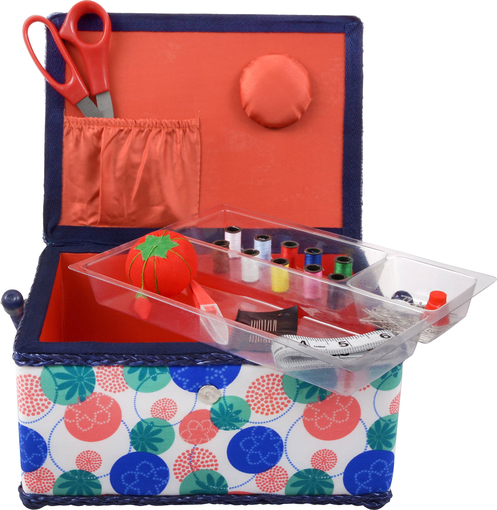 SINGER Sewing Basket with Complete Sewing Kit and Notions Set