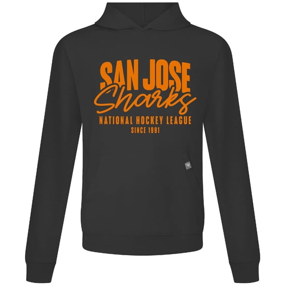 Men's Levelwear  Black San Jose Sharks Relay Response Pullover Hoodie