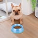thumbnail image 5 of Tazón de alimentación para perros y mascotas, redondo, transparente, antideslizante, de plástico, comida para gatos, bebida, plato de agua, alimentador (C), 5 of 8