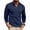 F109-Blue, variant on FYDUU Mens Golf Shirt Comfort Men's Long Sleeve Classic Polo Shirts Trendy Casual Button Tees Collared Pullover Shirts With Pockets Daily Work Shirts