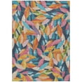 thumbnail image 2 of Addison Rugs Chantille Indoor/Outdoor Transitional Floral Navy Machine Washable Rectangle Rug, 9' x 12', 2 of 8