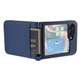 thumbnail image 7 of ELEHOLD Wallet Case for Samsung Galaxy Z Flip5 5G(2023), Premium Lychee Pattern PU Leather Card Holder Slot Case Slim Shockproof Cover for Samsung Galaxy Z Flip5,Darkblue, 7 of 7