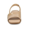 thumbnail image 6 of Journee Womens Brinsley Croco Texture Sling Back Flat Sandals, Widths Available, 6 of 10