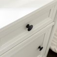 thumbnail image 6 of 2-Piece Grooved Side 1-Drawer 1-Door Bedroom Nightstand in White, 6 of 8