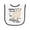 White and Black, variant on Inktastic Meemaw's You Say Alpaca My Bags Baby Terry Cloth Bib