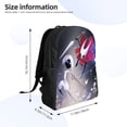 thumbnail image 4 of Hollow Game Knight Lace Lightweight Backpack Laptop Shoulders Bag Bookbag Daypack Travel Women Men, 4 of 8