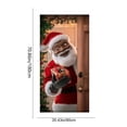 thumbnail image 1 of Christmas Outdoor Decorations Christmas Door Cover Door Holiday Party Decoration Snowman Door Hanging Door Cover Decoration In Stock Christmas Door Decorations, 1 of 5