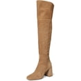 thumbnail image 3 of Circus NY by Sam Edelman Women's Brigid Over-The-Knee Boot Honeyed Oak Suede Wide Calf 10M, 3 of 5