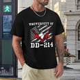 thumbnail image 4 of DD214 Alumni Rad Men's Cotton Short Sleeve HD Print Tee for Casual T-Shirt Crew Neck Top Black L, 4 of 7
