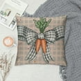 thumbnail image 2 of Nawypu  Happy Easter Pillow Covers, Rabbit Bunny Hello Peeps Eggs Carrots Farmhouse Decorative Throw Pillowcases for Home Sofa Couch Decoration, 2 of 5