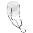 thumbnail image 2 of SHISUYAN 2pcs Hanging Planter Indoor Plant Pot Transparent Plant Hanger With Drainage Hole And Chain Plastic Hanging Flower Pot With Hook For Indoor Outdoor Garden Home Patio Decor, 2 of 7